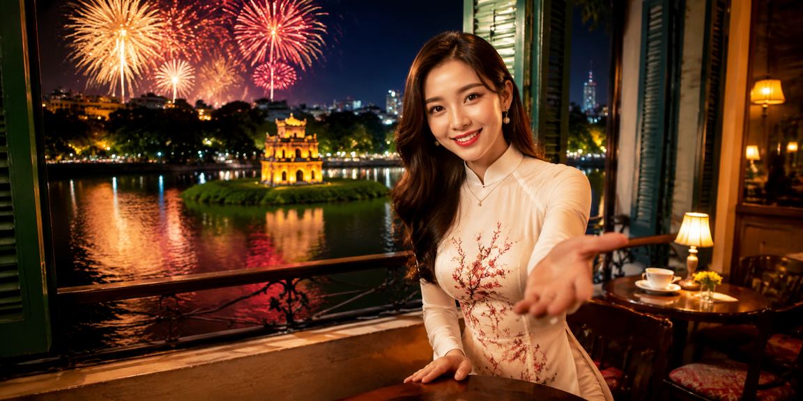 Người dùng Hà Nội ngồi tại quán cà phê, xem kết quả xổ số và thử vận may với slots trên điện thoại