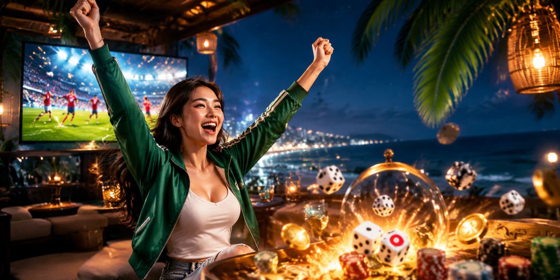 Người chơi cầm điện thoại đặt cược tài xỉu tại bãi biển Vũng Tàu trong không khí thư giãn